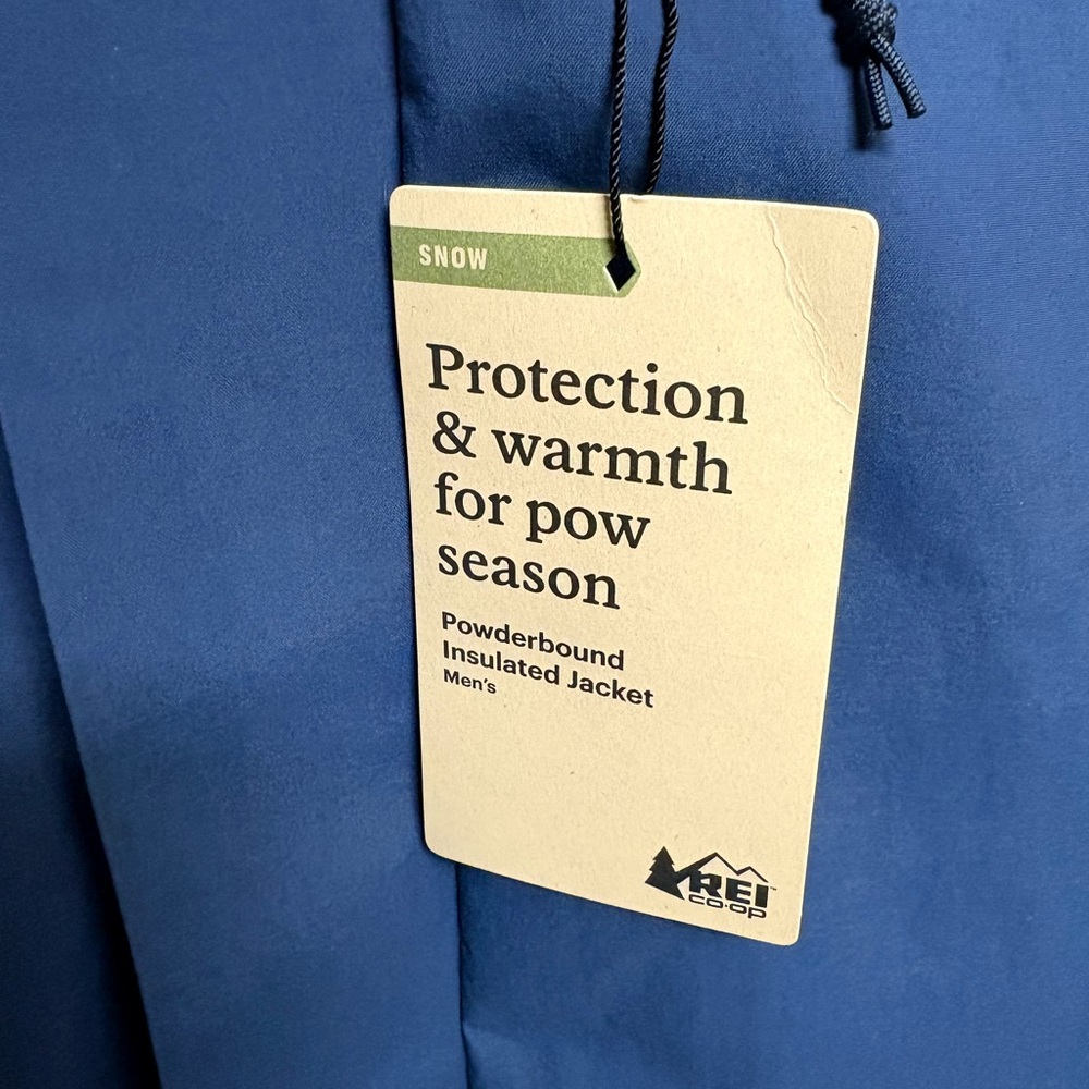 REI Powderbound Insulated Jacket - Men's Medium Sargasso Sea Blue - Picture 12 of 14